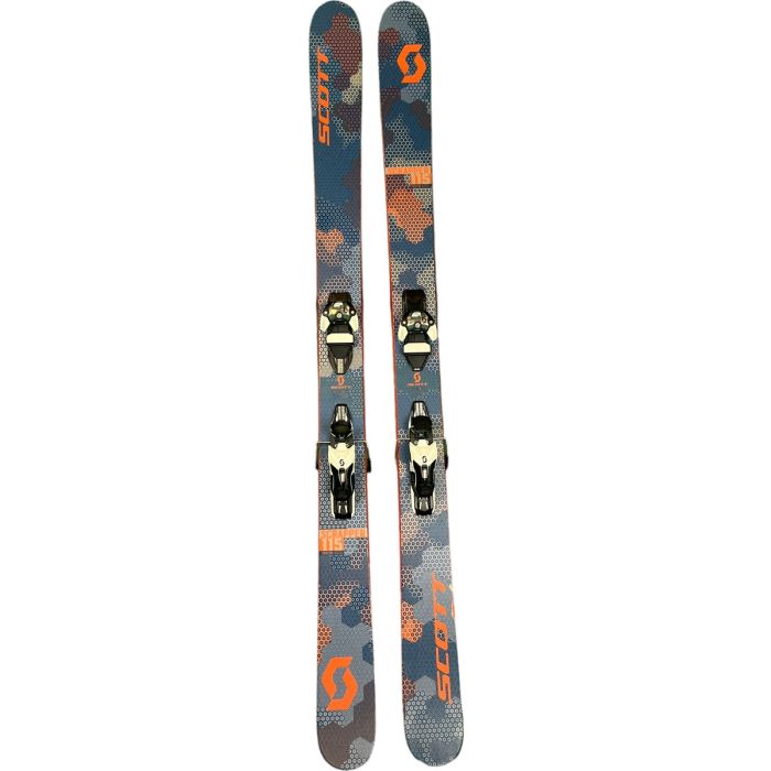 Scott Scrapper 115 skidor med monterade bindningar, sidovy