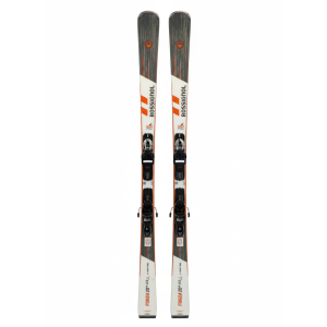 Rossignol Forza 20 skidor med bindningar, redo för pisten. Perfekt för medelgoda åkare.