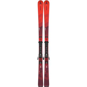 Atomic Redster G7 2025 röd racing-pisteski, sida med bindningar synliga